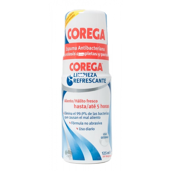 Corega Espuma Limpeza 125 ml