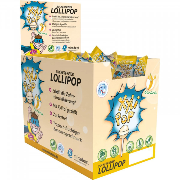 Xylipop - Lollipop  Banana (pack 50uni)