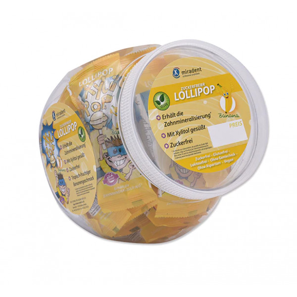 Xylipop - Lollipop Banana (pack 25uni)