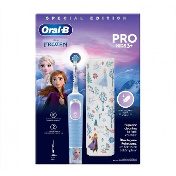 Oral-B Escova Elétrica Vitality Pro Kids Frozen + Estojo